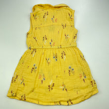 Load image into Gallery viewer, Girls Anko, floral crinkle cotton casual dress, EUC, size 1, L: 40cm