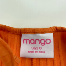 Load image into Gallery viewer, Girls Mango, ribbed summer romper / playsuit, EUC, size 0,  