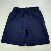 Load image into Gallery viewer, Boys School Zone, navy school shorts, elasticated, GUC, size 8,  