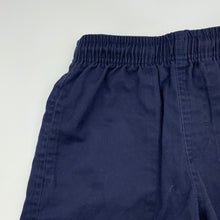 Load image into Gallery viewer, Boys School Zone, navy school shorts, elasticated, GUC, size 8,  