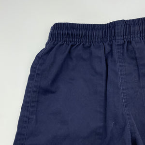Boys School Zone, navy school shorts, elasticated, GUC, size 8,  