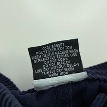Load image into Gallery viewer, Boys School Zone, navy school shorts, elasticated, GUC, size 8,  