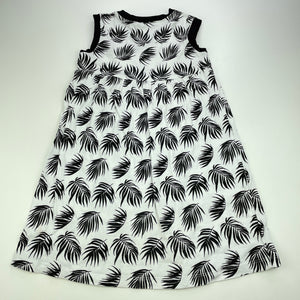 Girls Mango, cotton casual summer dress, FUC, size 5, L: 56cm