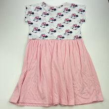 Load image into Gallery viewer, Girls Disney, Mini Mouse spliced casual dress, FUC, size 8, L: 65cm