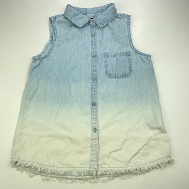 Girls Future You, chambray cotton shirt / top, EUC, size 10,  
