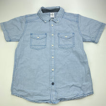 Load image into Gallery viewer, Boys Urban Supply, lightweight cotton short sleeve shirt, small marks on front, FUC, size 8,  