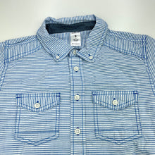 Load image into Gallery viewer, Boys Urban Supply, lightweight cotton short sleeve shirt, small marks on front, FUC, size 8,  