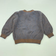 Load image into Gallery viewer, Boys Target, knitted cotton sweater / jumper, dinosaur, EUC, size 00,  