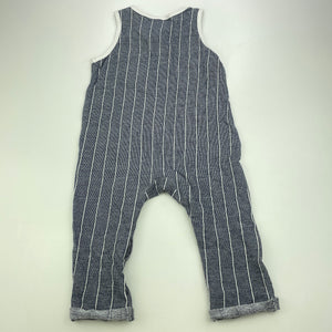 Boys Anko, cotton overalls / romper, GUC, size 0,  