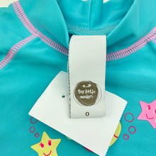 Load image into Gallery viewer, Girls Tiny Little Wonders, long sleeve rashie / swim top, light marks, FUC, size 0,  