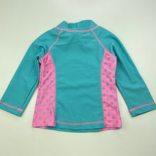 Load image into Gallery viewer, Girls Tiny Little Wonders, long sleeve rashie / swim top, light marks, FUC, size 0,  
