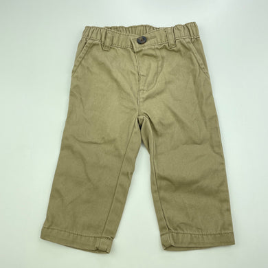 Boys Carters, cotton chino pants, elasticated, EUC, size 6 months,  
