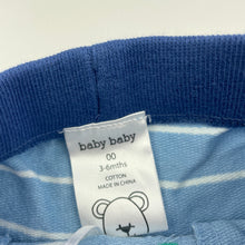 Load image into Gallery viewer, Boys Baby Baby, blue cotton shorts, elasticated, EUC, size 00,  