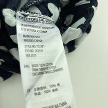 Load image into Gallery viewer, Girls Cotton On, navy lightweight cotton jumpsuit, NEW, size 8,  