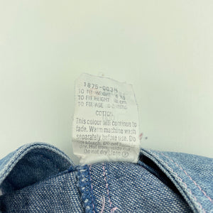 Girls Target, embroidered denim overalls / shortalls, GUC, size 000,  