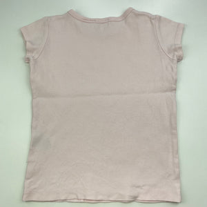 Girls Seed, cotton pyjama t-shirt / top, swan, FUC, size 4,  