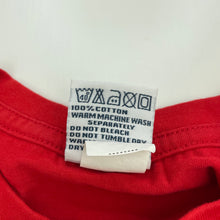 Load image into Gallery viewer, unisex AUSTRALIA, red cotton t-shirt / top, L: 39cm, GUC, size 6,  