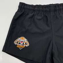 Load image into Gallery viewer, unisex NRL Official, Wests Tigers shorts, elasticated, GUC, size 3,  
