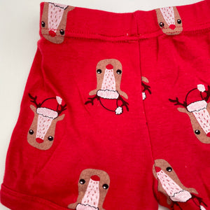 unisex Baby Berry, cotton Christmas pyjama shorts, GUC, size 2,  