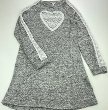 Load image into Gallery viewer, Girls Milkshake, stretchy lightweight knit long sleeve dress, GUC, size 8, L: 67cm