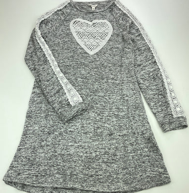 Girls Milkshake, stretchy lightweight knit long sleeve dress, GUC, size 8, L: 67cm
