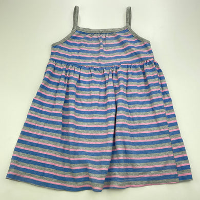 Girls Mango, cotton casual summer dress, EUC, size 5, L: 52cm