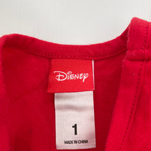 Load image into Gallery viewer, Girls Disney, Minnie Mouse Christmas tulle party dress, EUC, size 1, L: 45cm
