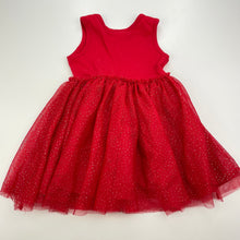 Load image into Gallery viewer, Girls Disney, Minnie Mouse Christmas tulle party dress, EUC, size 1, L: 45cm