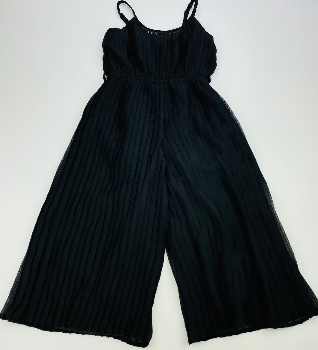 Girls Sista, lined pleated jumpsuit, Inside leg: 33cm, GUC, size 3,  