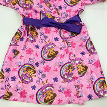 Load image into Gallery viewer, Girls Nickelodeon, Dora the Explorer lightweight robe, EUC, size 2,  
