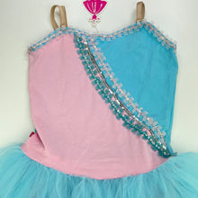 Load image into Gallery viewer, Girls Silkily, pink &amp; blue tutu leotard dress, NEW, size 8-9,  