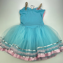 Load image into Gallery viewer, Girls Silkily, pink &amp; blue tutu leotard dress, NEW, size 8-9,  