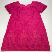 Load image into Gallery viewer, Girls Collette Dinnigan Enfant, lined embroidered cotton dress, GUC, size 7, L: 64cm