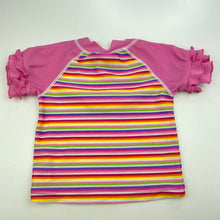 Load image into Gallery viewer, Girls Sprout, short sleeve rashie / swim top, FUC, size 00,  