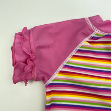 Load image into Gallery viewer, Girls Sprout, short sleeve rashie / swim top, FUC, size 00,  