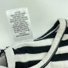 Load image into Gallery viewer, Girls Target, striped cotton casual long sleeve dress, FUC, size 7, L: 65cm