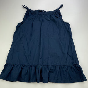 Girls Clothing & Co, navy lightweight cotton summer top, GUC, size 14,  