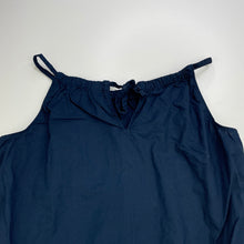 Load image into Gallery viewer, Girls Clothing &amp; Co, navy lightweight cotton summer top, GUC, size 14,  
