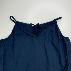 Girls Clothing & Co, navy lightweight cotton summer top, GUC, size 14,  