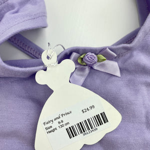 Girls Silkily, purple leotard / bodysuit, NEW, size 8-9,  