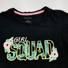 Load image into Gallery viewer, Girls Favourites, black cotton t-shirt / top, GUC, size 8,  