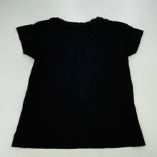Load image into Gallery viewer, Girls Favourites, black cotton t-shirt / top, GUC, size 8,  