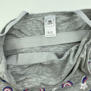 Girls Kids & Co, grey singlet / cami top, built-in support, GUC, size 8-10,  