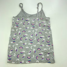 Load image into Gallery viewer, Girls Kids &amp; Co, grey singlet / cami top, built-in support, GUC, size 8-10,  