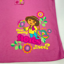 Load image into Gallery viewer, Girls Nickelodeon, Dora the Explorer pyjama top &amp; shorts, NEW, size 4,  