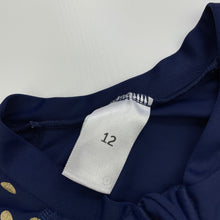 Load image into Gallery viewer, Girls Target, navy short sleeve rashie / swim top, GUC, size 12,  