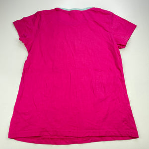 Girls Kids & Co, pink cotton pyjama t-shirt / top, GUC, size 12,  