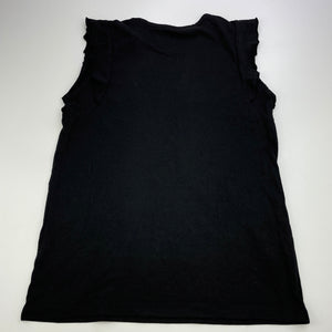 Girls Miss Understood, black t-shirt / top, unicorn, EUC, size 12,  