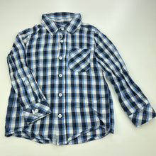 Load image into Gallery viewer, Boys Ollies Place, checked cotton long sleeve shirt, EUC, size 5,  