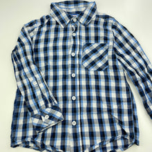 Load image into Gallery viewer, Boys Ollies Place, checked cotton long sleeve shirt, EUC, size 5,  